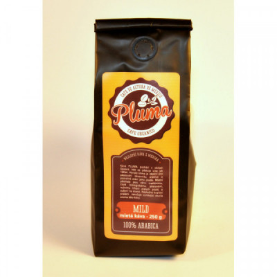 Káva Pluma mild mletá (balení 250g) Káva Pluma mild mletá (balení 250g)