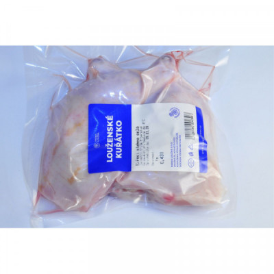 Kuřecí stehna Farma Loužná (v balení 2 kusy, cca 500g) Kuřecí stehna Farma Loužná (v balení 2 kusy, cca 500g)