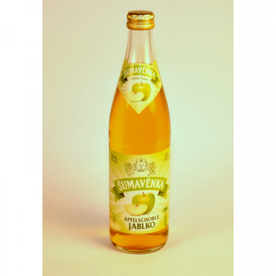 Limonáda Šumavěnka jablko 0,5l + vratná lahev Limonáda Šumavěnka jablko 0,5l + vratná lahev