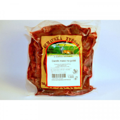 Dančí maso na guláš (balení cca 1kg) Dančí maso na guláš (balení cca 1kg)