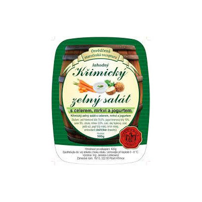 Křimický zelný salát s celerem a mrkví (balení 500g) Křimický zelný salát s celerem a mrkví (balení 500g)