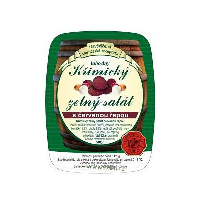 Křimický zelný salát s červenou řepou (balení 500g) Křimický zelný salát s červenou řepou (balení 500g)
