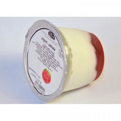 Jogurt jahoda Šumavský statek 200g Jogurt jahoda Šumavský statek 200g