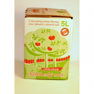 Nebílovský mošt box 5l jablko+mrkev Nebílovský mošt box 5l jablko+mrkev