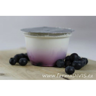 Jogurt borůvka, 200 g Diviš Jogurt borůvka, 200 g Diviš