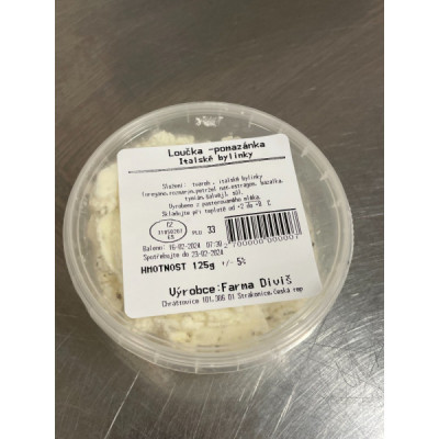 Pomazánka - italské bylinky, 125 g Pomazánka - italské bylinky, 125 g