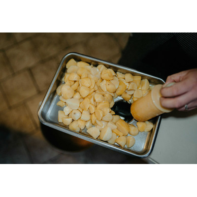 Bramborový knedlík plněný uzeným masem 1ks - 150g Bramborový knedlík plněný uzeným masem 1ks - 150g
