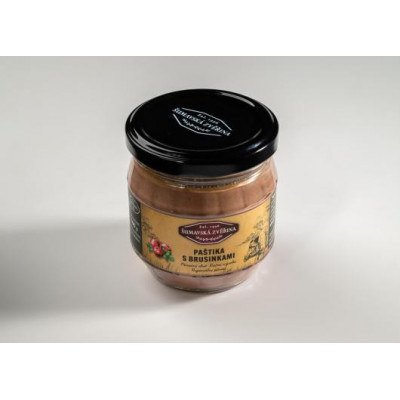 Paštika s brusinkami (1ks - 160g) Paštika s brusinkami (1ks - 160g)