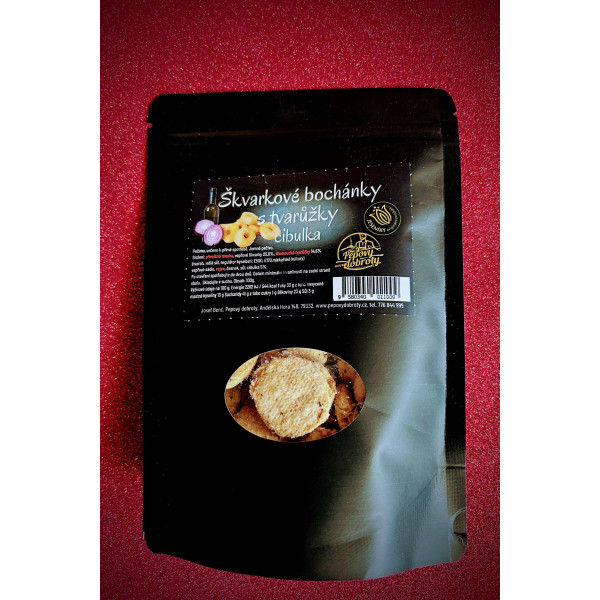 Škvarkové bochánky s tvarůžky - cibulka