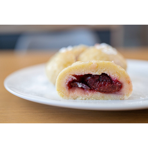 Bramborový knedlík plněný švestkami 1ks - 150g