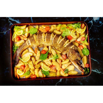 Štika čerstvá, filet s kůží, VAC, cca700g