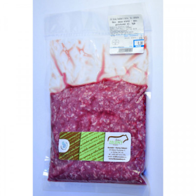 Hovězí mleté maso (balení cca 500g) Hovězí mleté maso (balení cca 500g)
